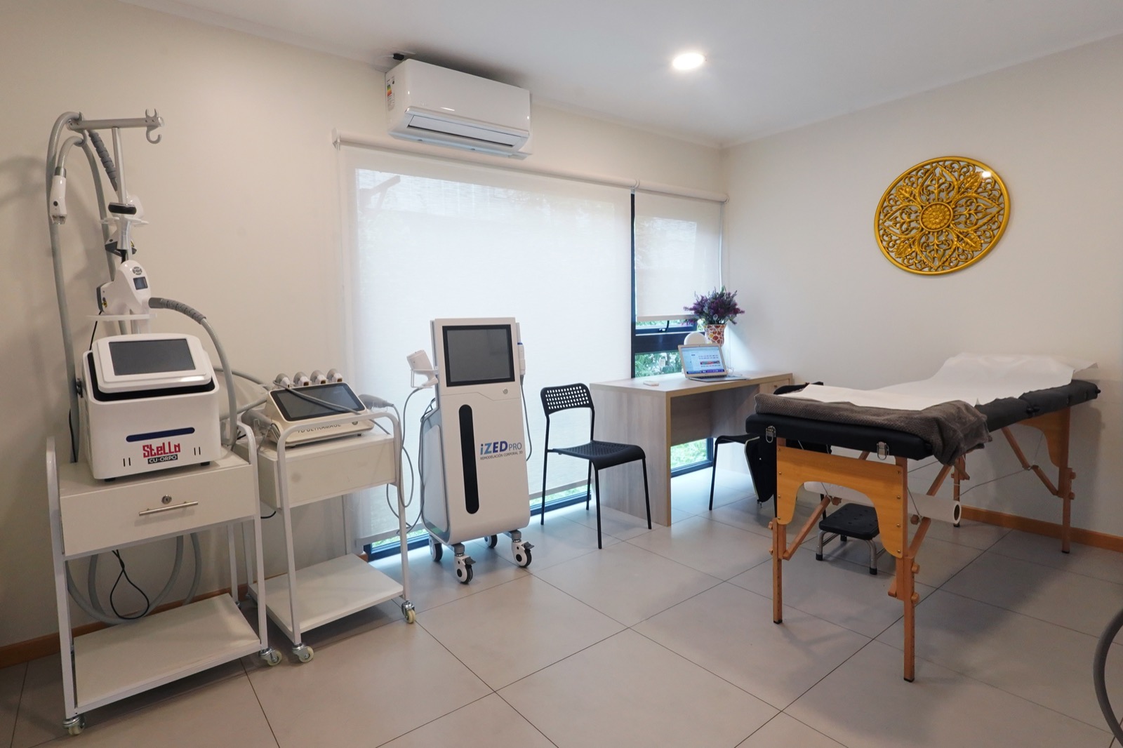 Equipos Stella CuCorpo e iZED Pro para remodelación corporal 3D en Método Hebe Los Ángeles